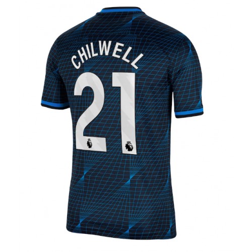 Moški Nogometni dresi Chelsea Ben Chilwell #21 Gostujoči 2023-24 Kratek Rokav